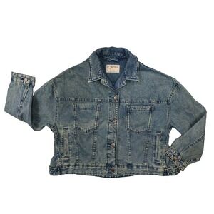 We The Free Blue Jean Jacket